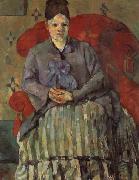 Paul Cezanne, Madame Cezanne in a Red Armchair